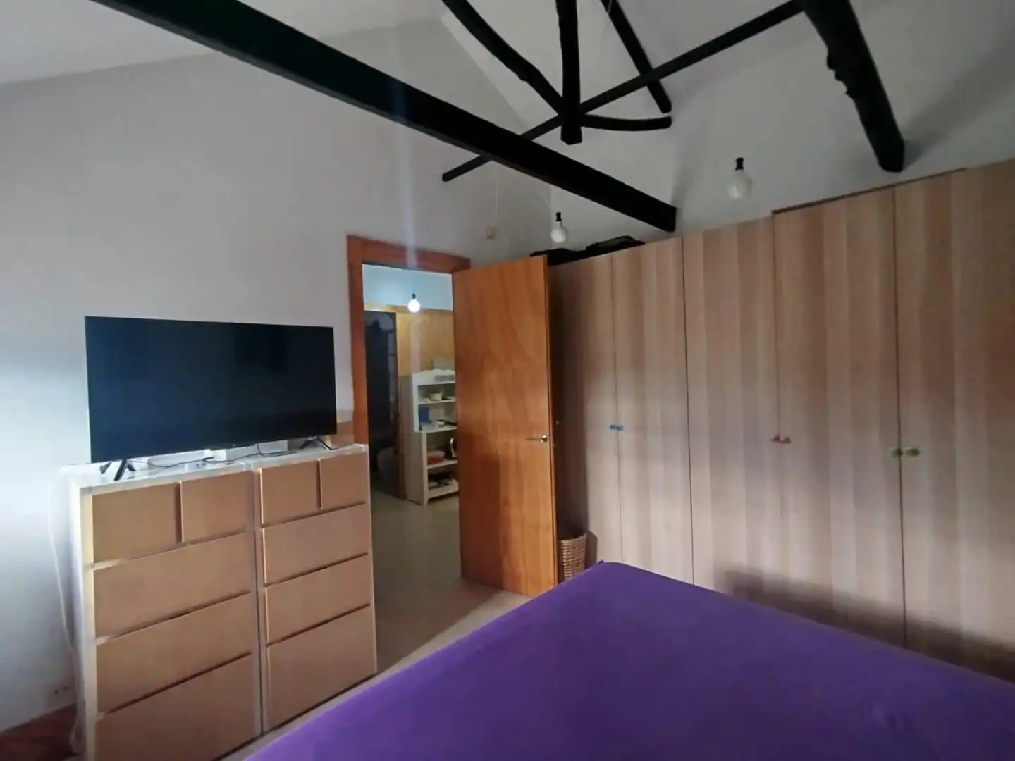 Bedroom of Houses for sale in Santa María de Ordás  with Heating, Private garden and Parquet flooring