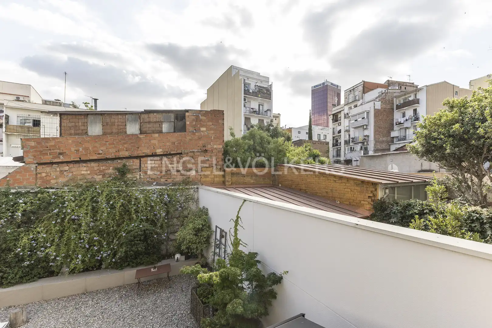 Terrace of Flat for rent in Barcelona  with Air Conditioner, Heating and Parquet flooring
