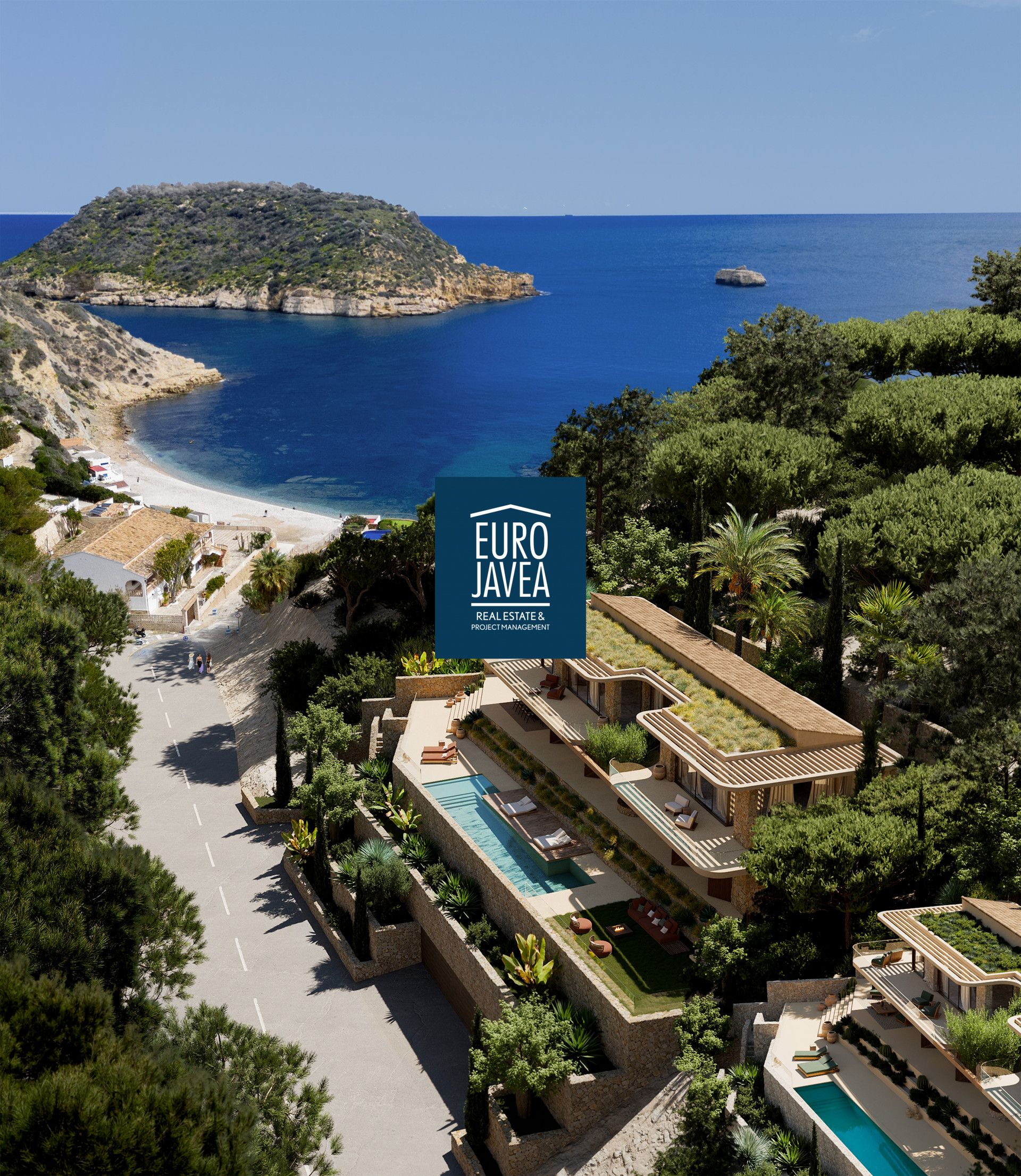 Vista exterior de Casa o xalet en venda en Jávea / Xàbia amb Aire condicionat, Jardí privat i Terrassa