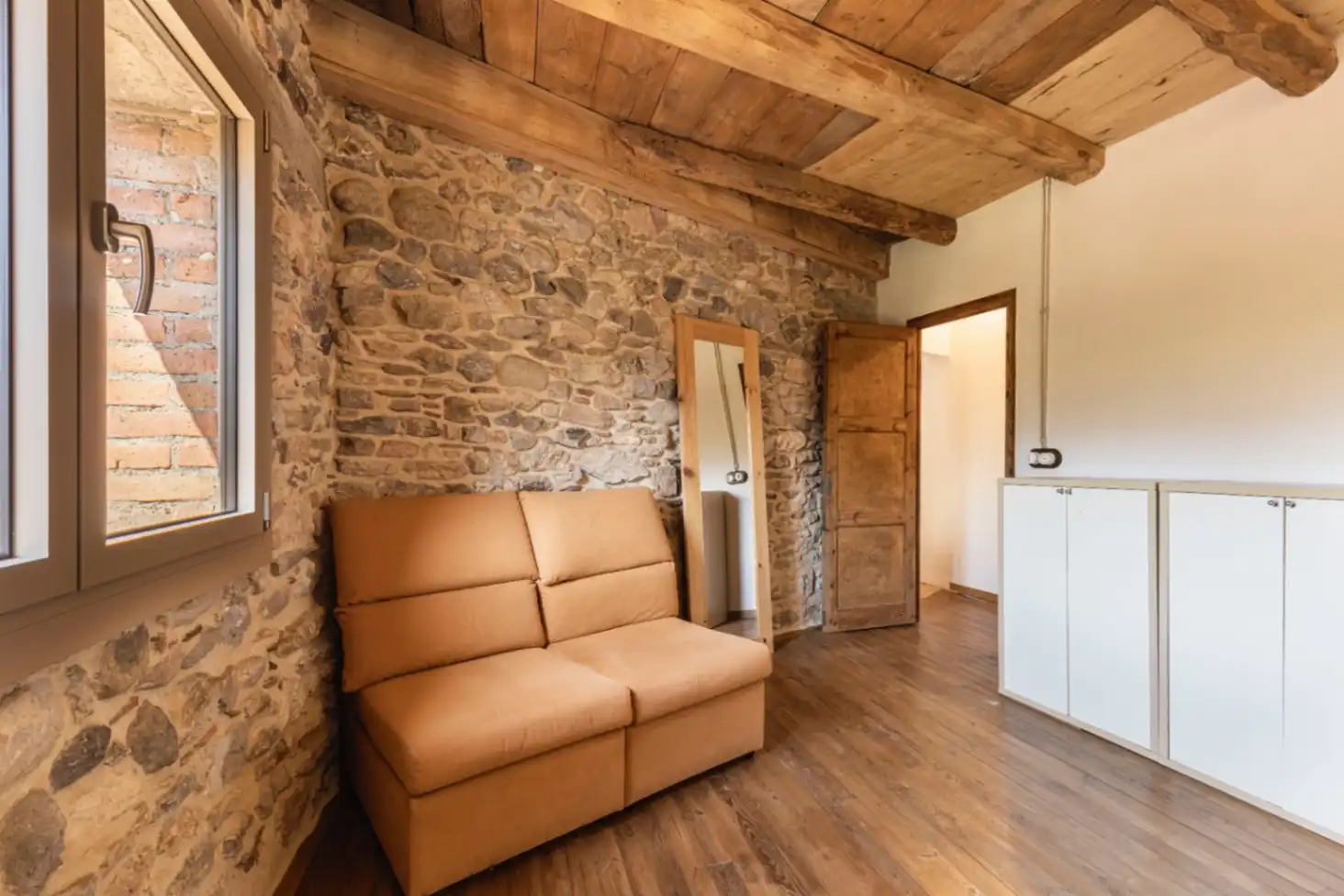 Sala d'estar de Finca rústica en venda en Prats i Sansor amb Calefacció