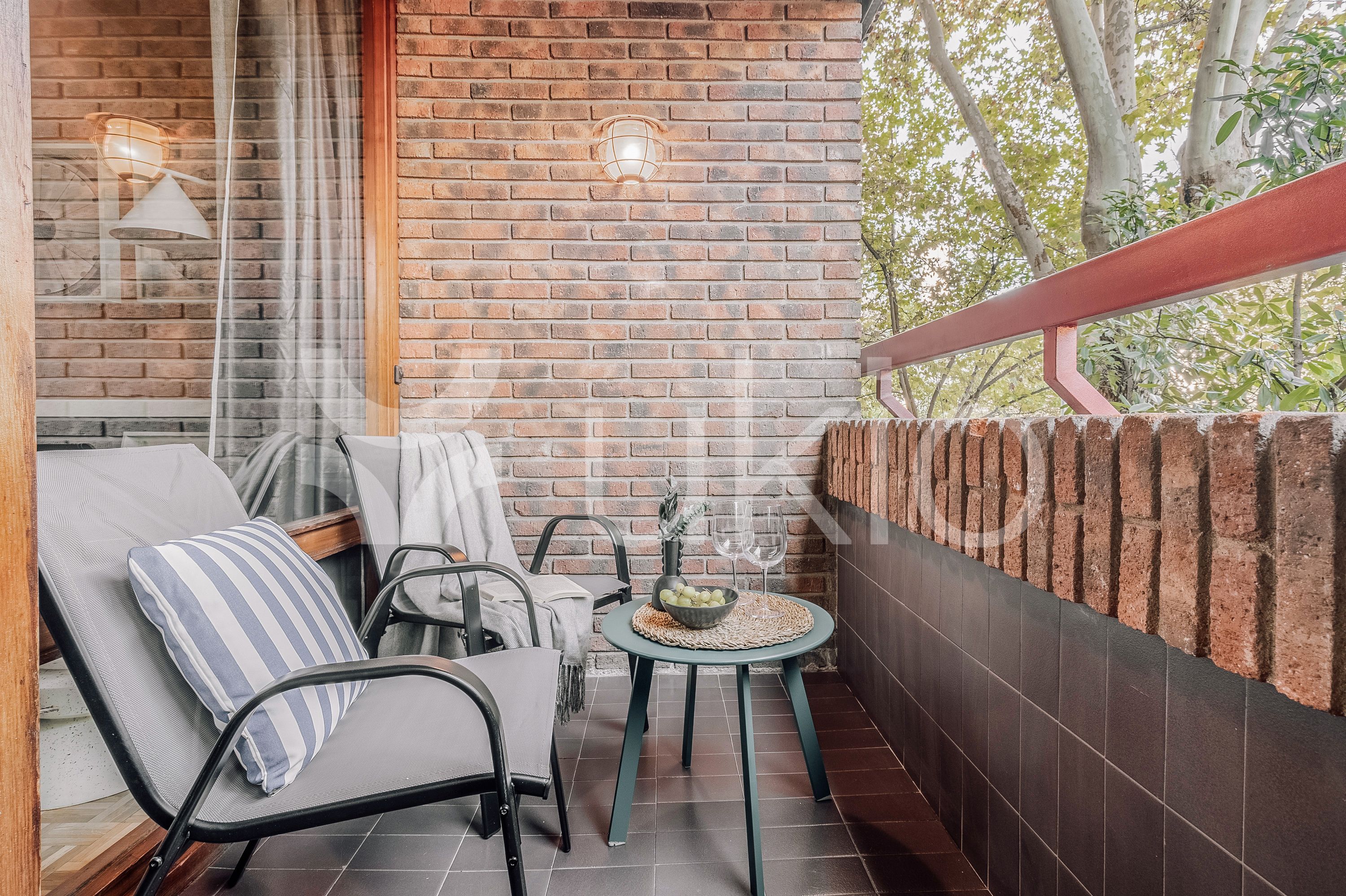 Terrassa de Apartament de lloguer en  Madrid Capital amb Aire condicionat, Calefacció i Terrassa