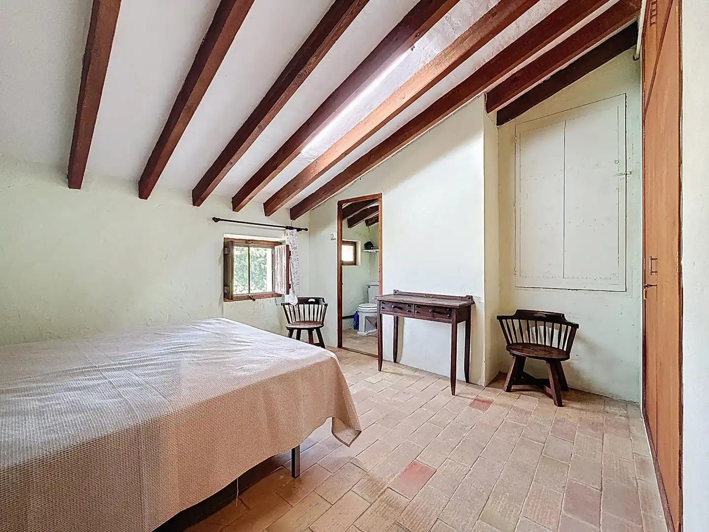 Habitación de Finca rústica en venta en Castalla con Jardín privado, Terraza y Piscina