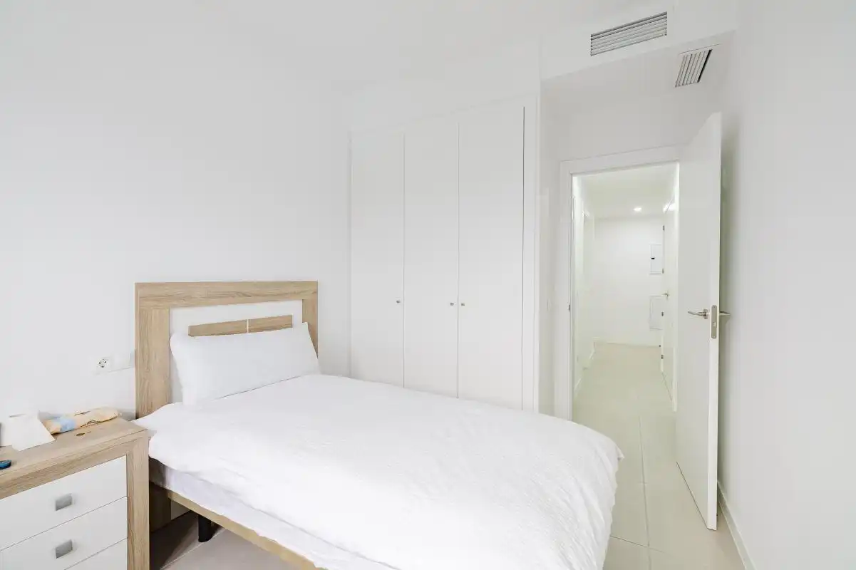 Bedroom of Flat for sale in Estepona  with Air Conditioner, Heating and Private garden