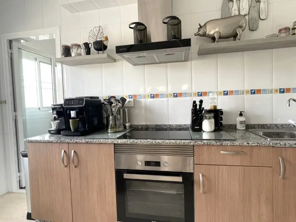 Cuina de Apartament en venda en Cuevas del Almanzora amb Aire condicionat i Terrassa