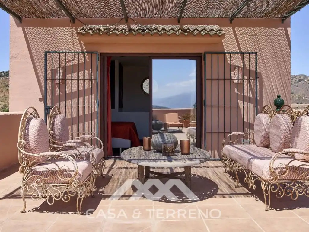 Terraza de Casa o chalet en venta en Comares con Aire acondicionado, Terraza y Piscina