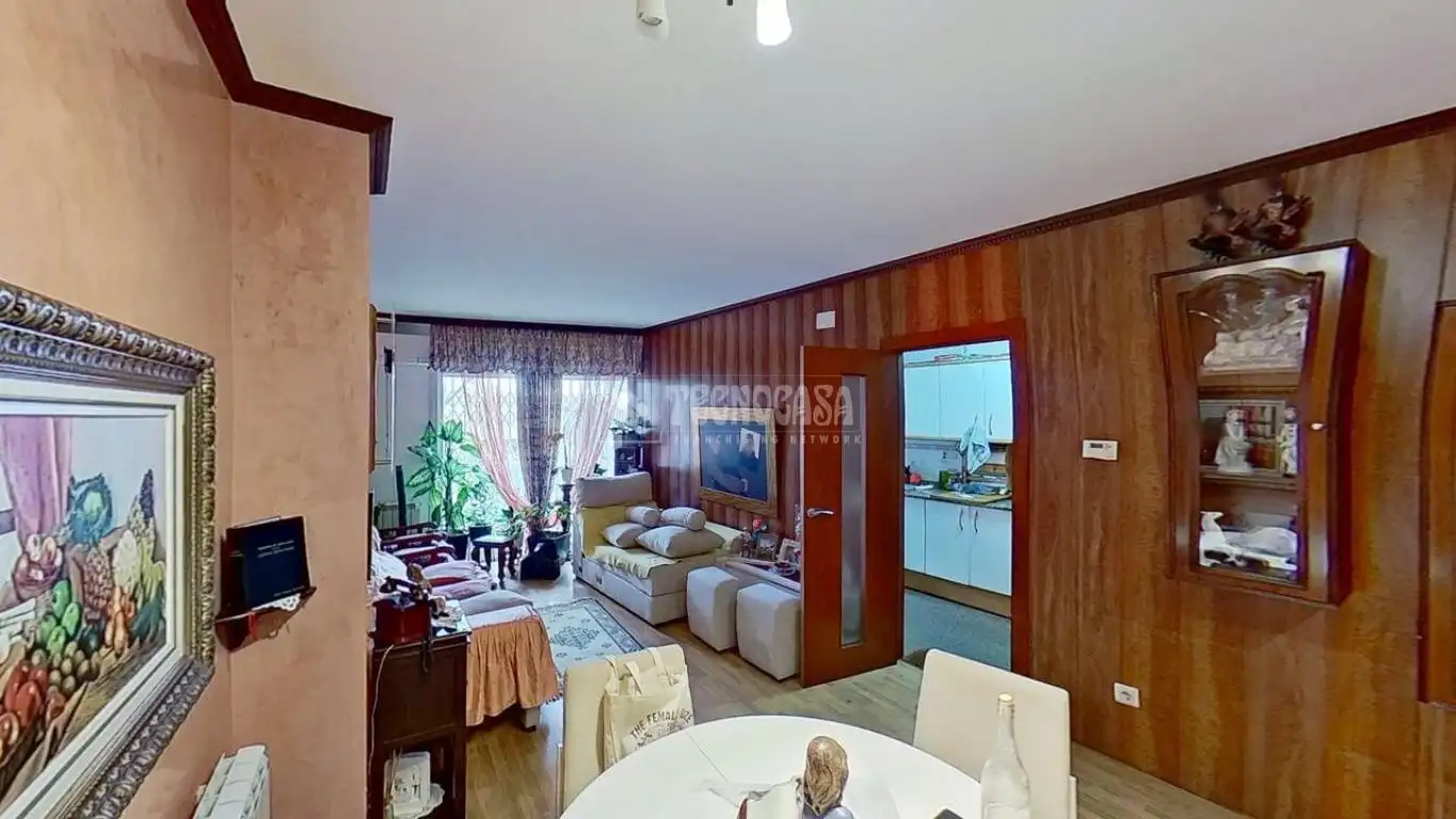 Sala de estar de Piso en venta en Manresa con Terraza, Trastero y Amueblado