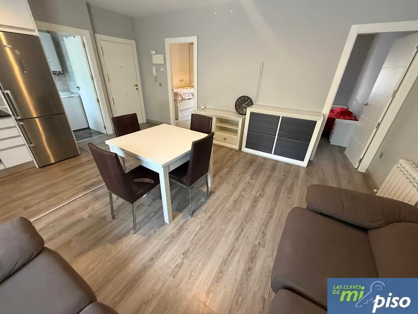 Sala de estar de Piso de alquiler en Valladolid con Calefacción, Parquet y Amueblado