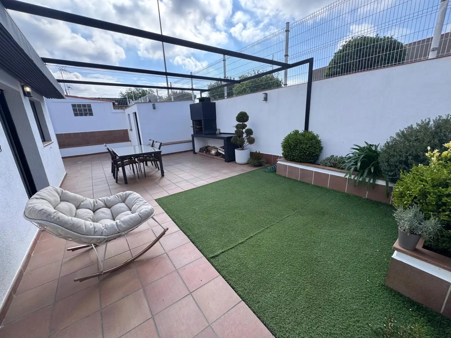 Terraza de Casa adosada en venta en Blanes con Aire acondicionado, Calefacción y Jardín privado