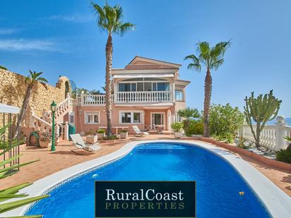 Exterior view of House or chalet for sale in El Campello  with Air Conditioner, Terrace and Swimming Pool