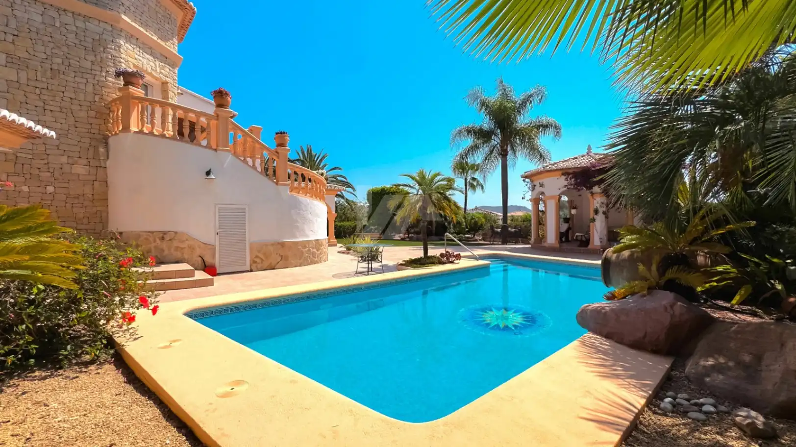 Jardín de Casa o chalet en venta en Moraira con Aire acondicionado, Calefacción y Jardín privado