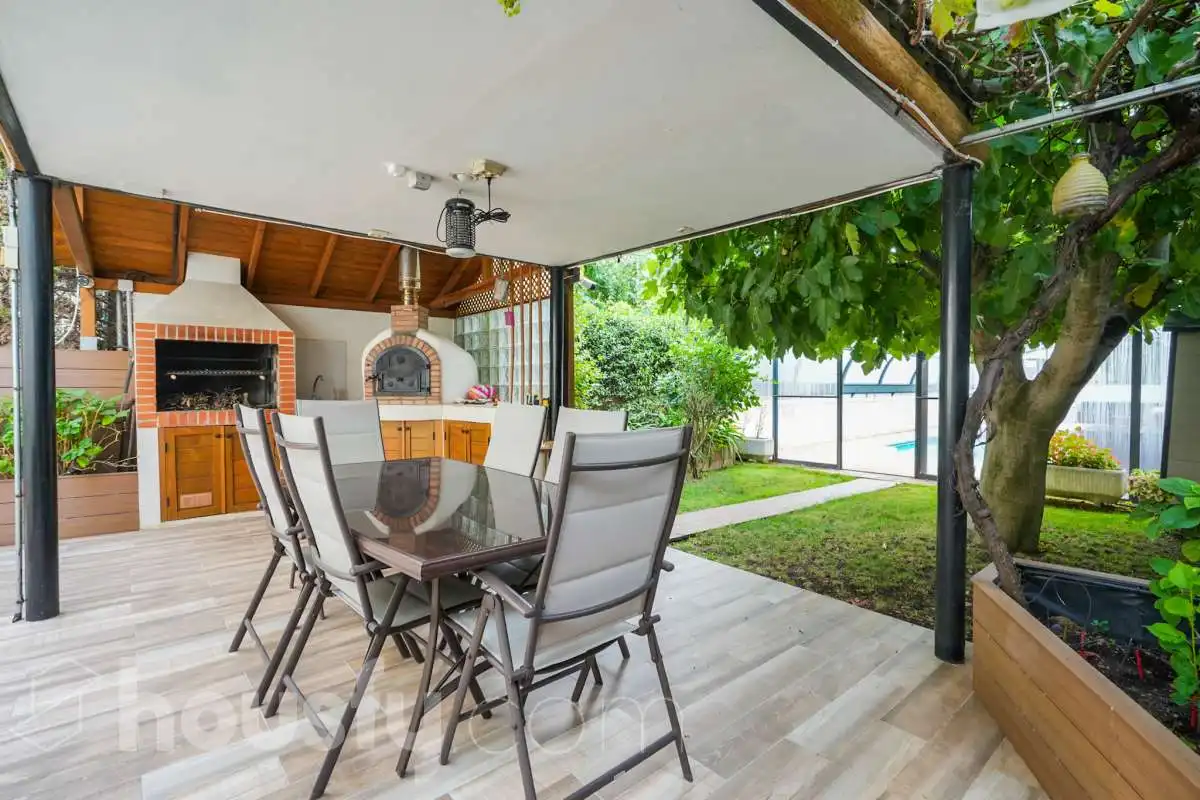Terrassa de Casa o xalet en venda en Rivas-Vaciamadrid amb Aire condicionat, Calefacció i Jardí privat