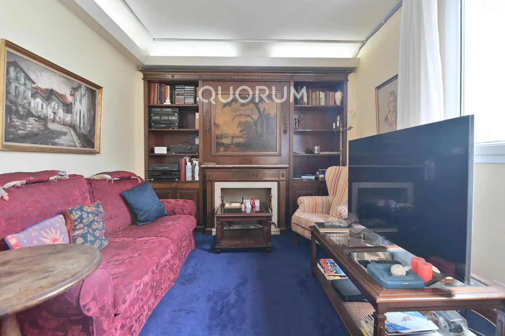 Wohnzimmer von Wohnung zum Verkauf in Bilbao  mit Heizung, Terrasse und Balkon