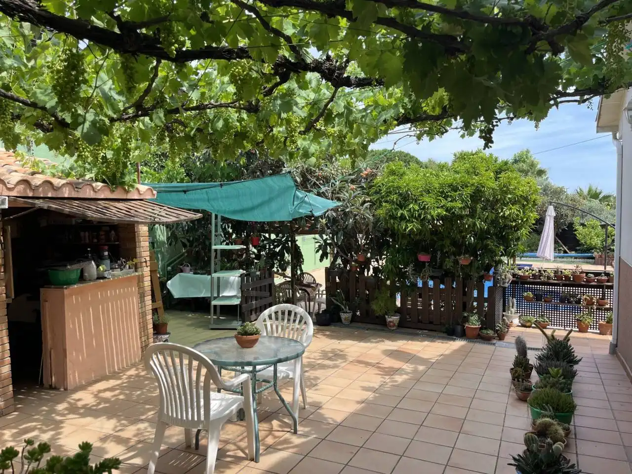 Terraza de Casa o chalet en venta en Caldes de Montbui con Aire acondicionado, Calefacción y Jardín privado