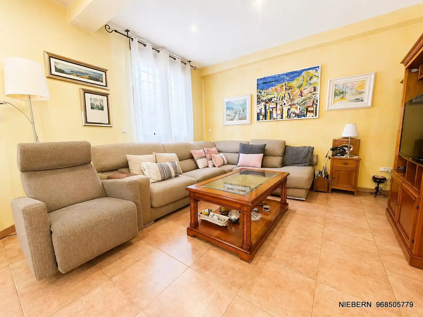 Sala de estar de Casa o chalet en venta en Cartagena con Aire acondicionado, Calefacción y Jardín privado