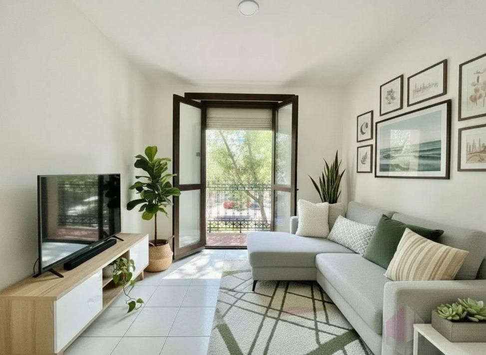 Living room of Flat for sale in  Madrid Capital
