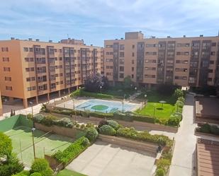 Exterior view of Flat to rent in  Madrid Capital  with Air Conditioner