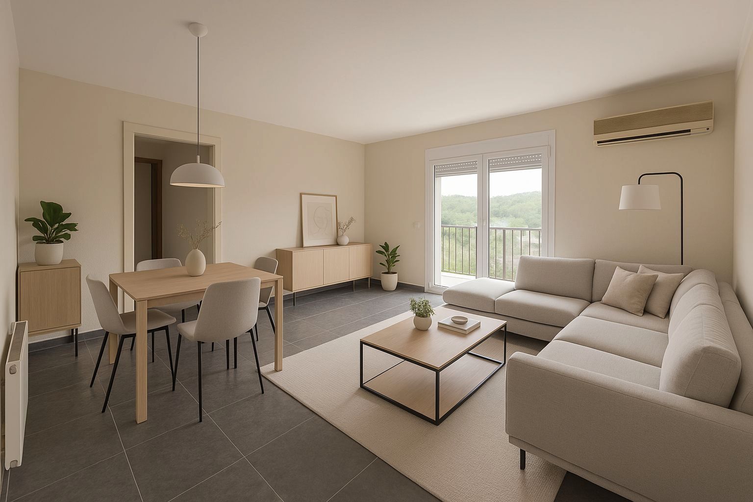 Sala d'estar de Pis en venda en Olesa de Montserrat amb Calefacció, Forn i Balcó