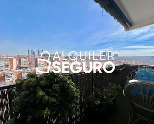 Balcony of Flat to rent in  Madrid Capital  with Air Conditioner, Heating and Terrace