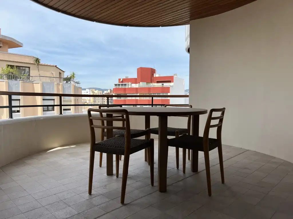 Terrace of Apartments for rent in  Palma de Mallorca  with Air Conditioner, Heating and Parquet flooring