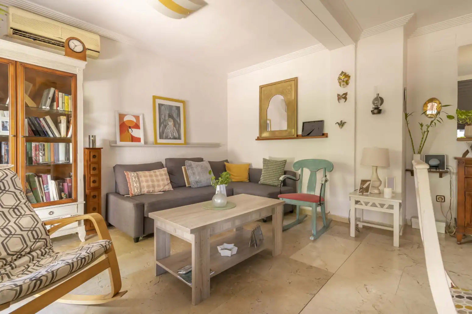 Living room of Houses for sale in Bormujos  with Air Conditioner, Terrace and Storage room