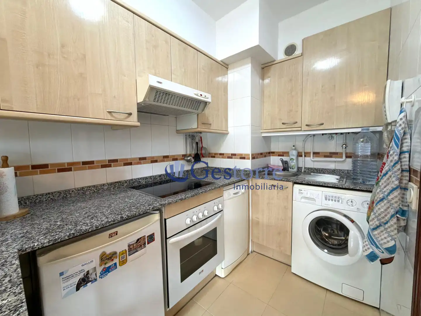 Kitchen of Flat for rent in Oviedo   with Heating and Parquet flooring