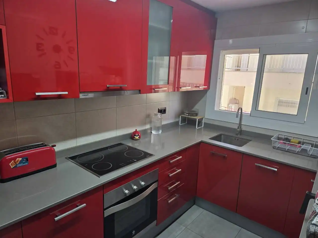 Küche von Wohnung zum Verkauf in Cubelles mit Heizung, Parkett und Abstellraum