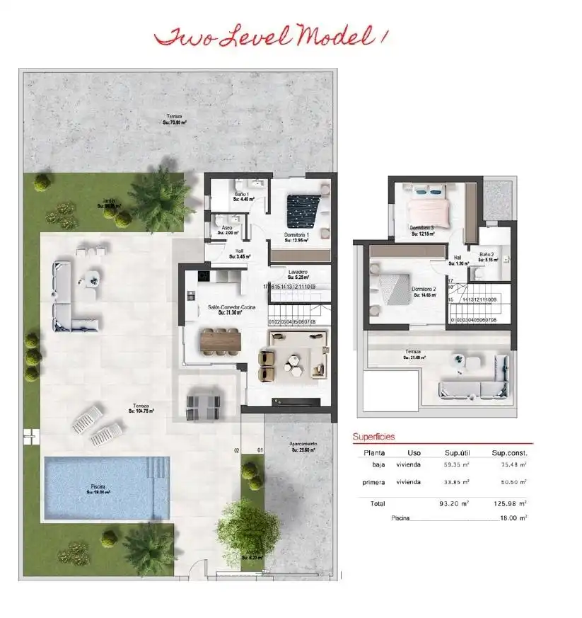Chalet con piscina en venta en Campo de Murcia, imagen 30