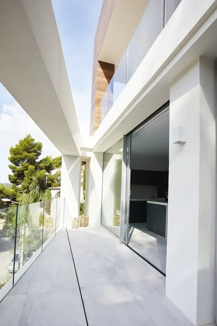Vista exterior de Casa o xalet en venda en Santa Eulària des Riu amb Aire condicionat, Calefacció i Terrassa