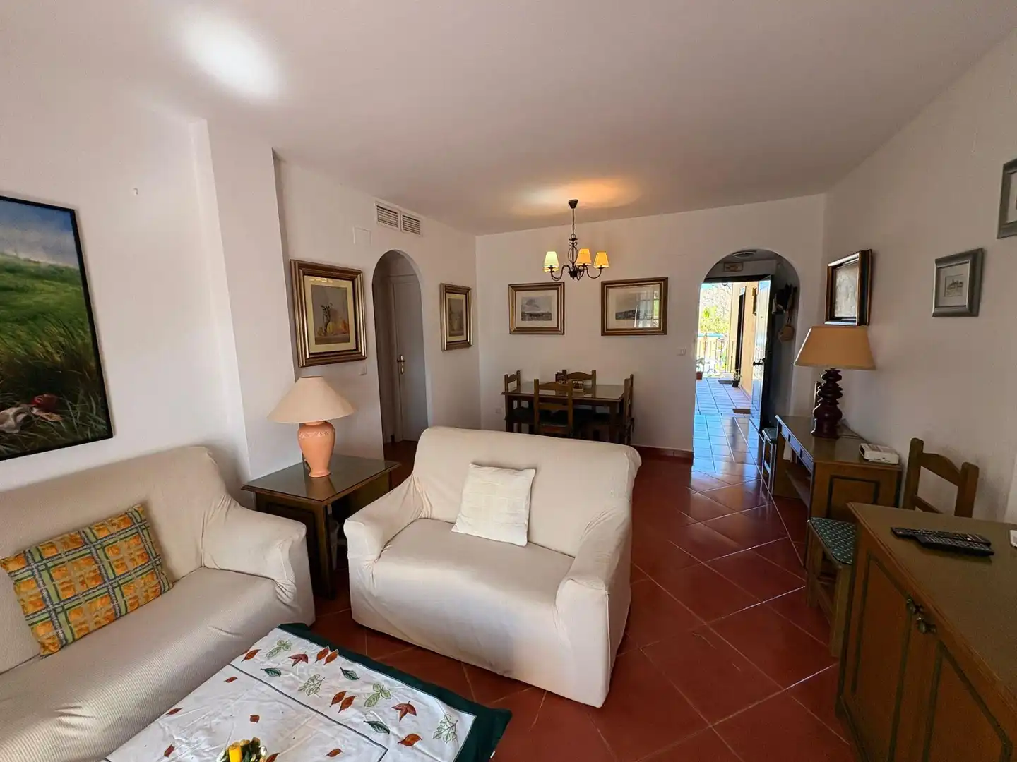 Living room of Apartments for sale in Ayamonte  with Terrace, Furnished and Community pool