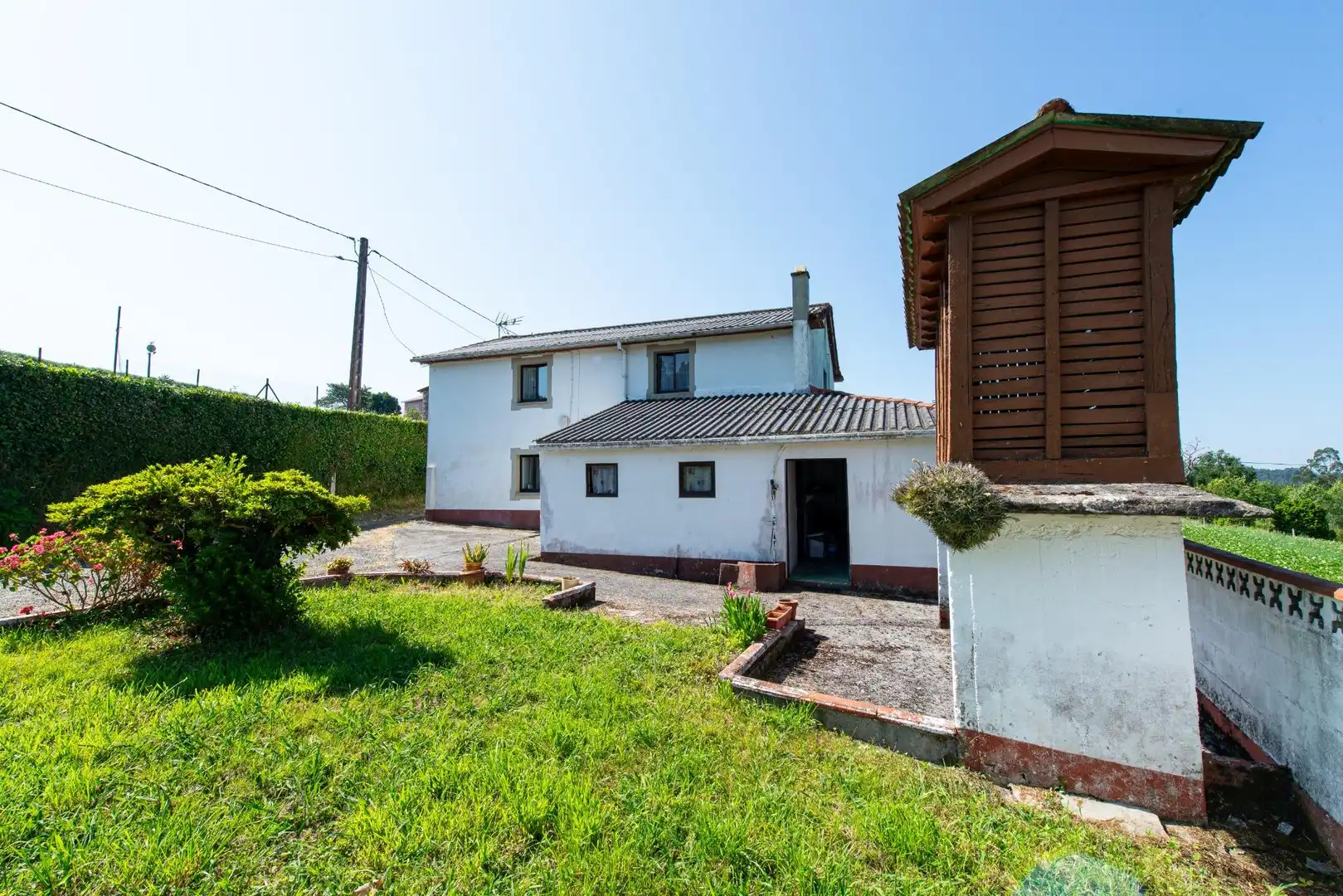 Vista exterior de Casa o chalet en venta en Miño con Calefacción, Trastero y Amueblado