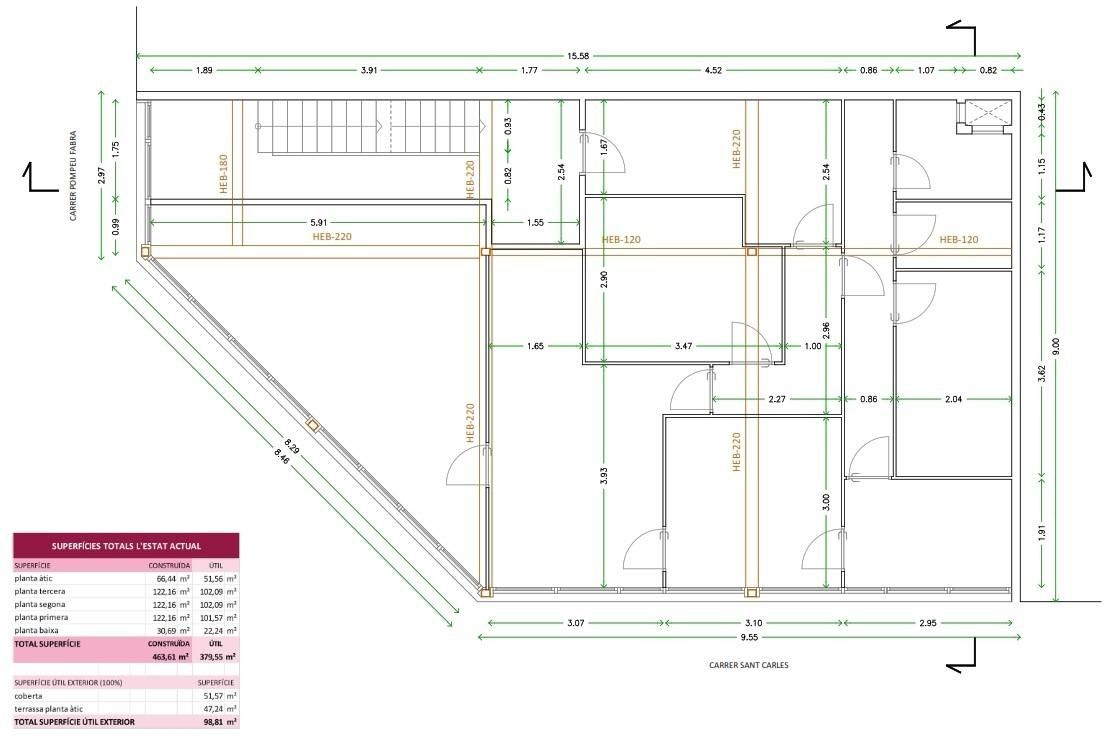 Gebaude zur Miete in Santa Coloma de Gramenet