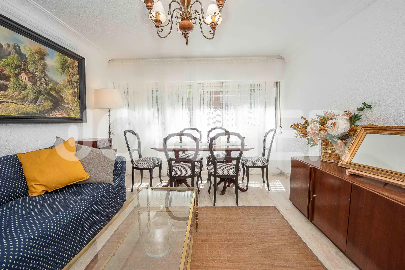 Esszimmer von Wohnung zur Miete in Madrid mit Heizung, Möbliert und Ofen