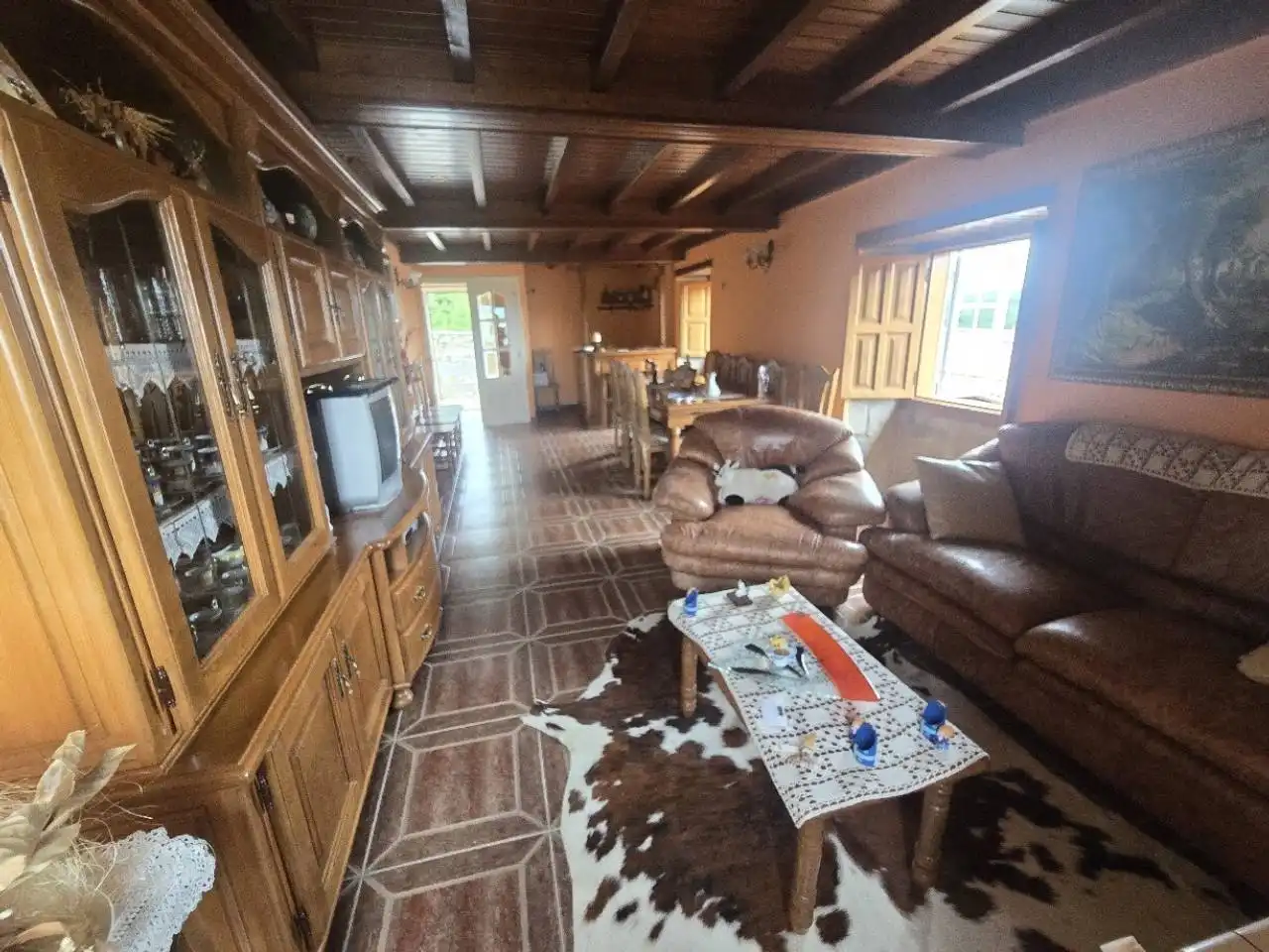 Wohnzimmer von Haus oder Chalet zum Verkauf in O Saviñao  mit Heizung, Privatgarten und Terrasse