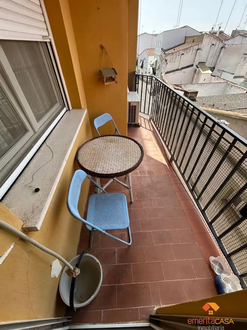 Terrassa de Pis de lloguer en Mérida amb Aire condicionat, Moblat i Balcó