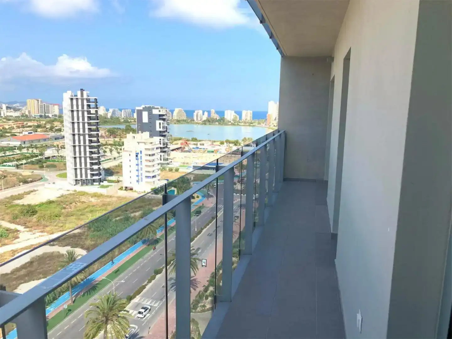 Terrasse von Wohnung zur Miete in Calpe / Calp mit Klimaanlage, Schwimmbad und Balkon