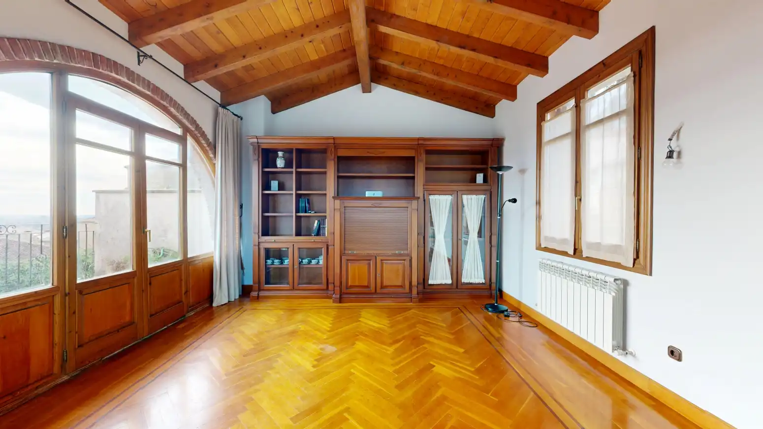 Living room of Houses for sale in Tafalla  with Heating, Parquet flooring and Terrace