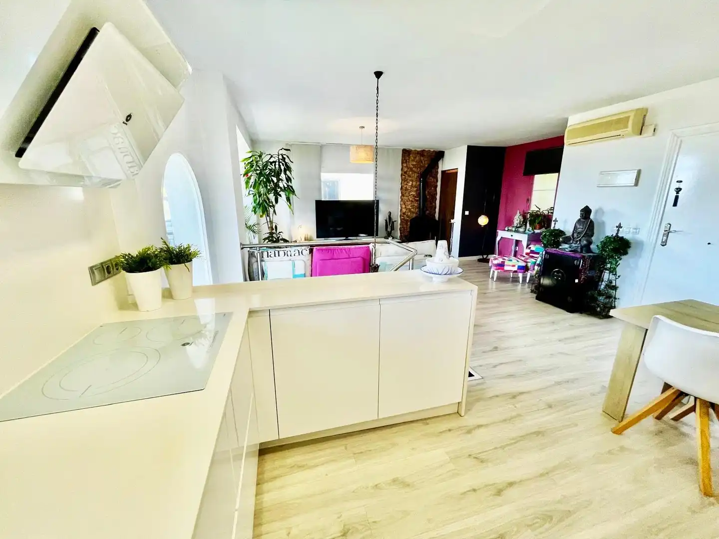 Cuina de Casa o xalet en venda en Benalmádena amb Aire condicionat, Calefacció i Jardí privat