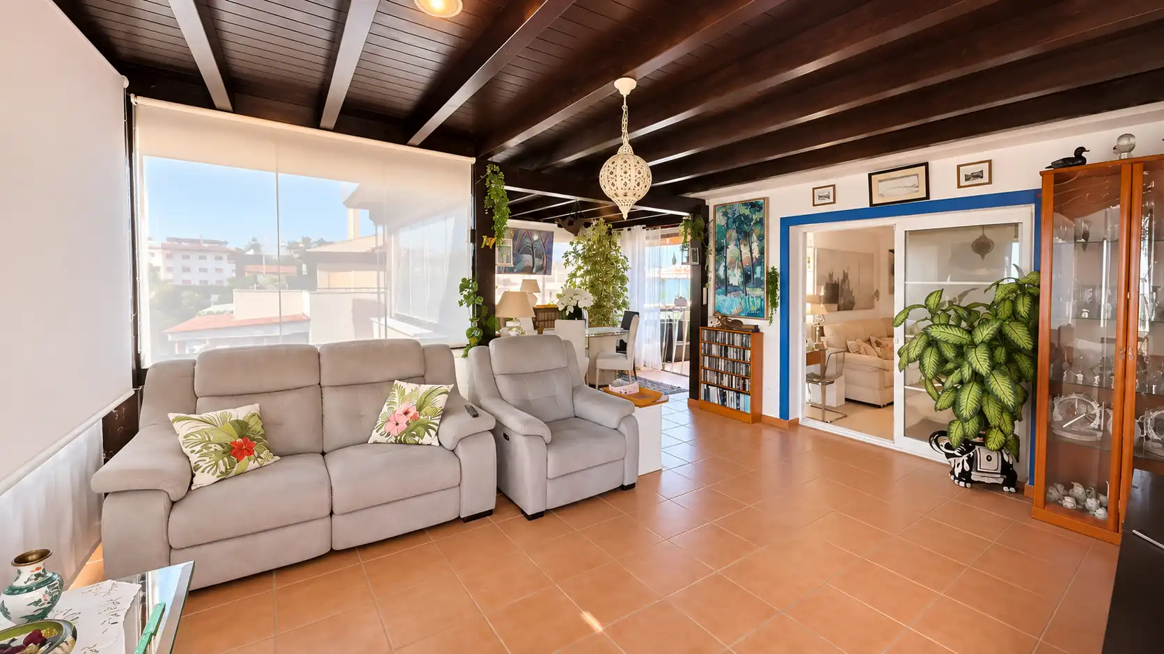 Sala d'estar de Àtic en venda en Vélez-Málaga amb Aire condicionat, Terrassa i Traster