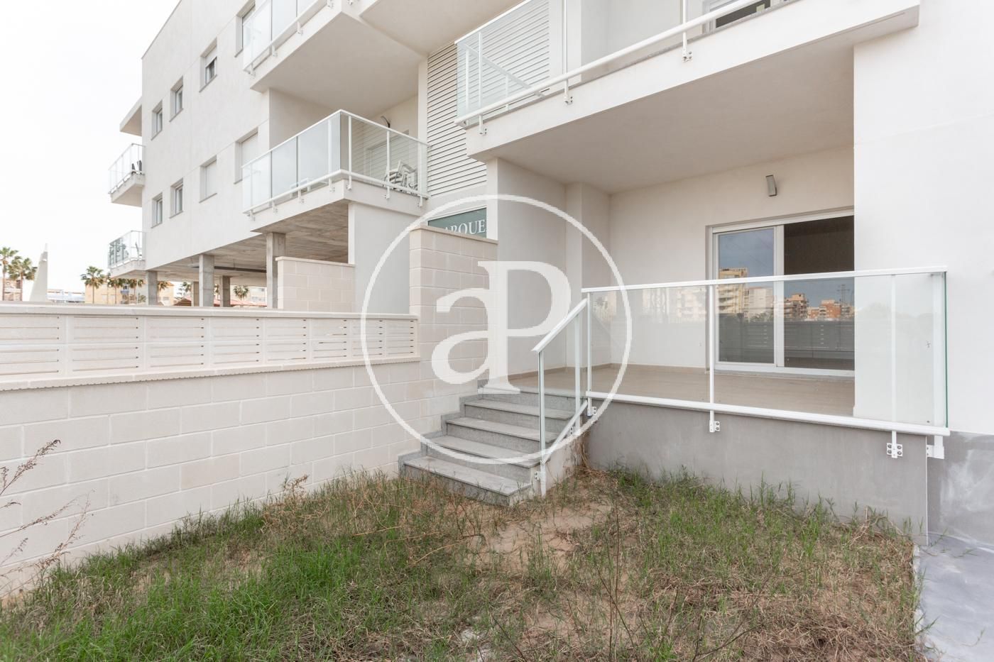 Vista exterior de Piso en venta en Xeraco con Aire acondicionado, Jardín privado y Balcón