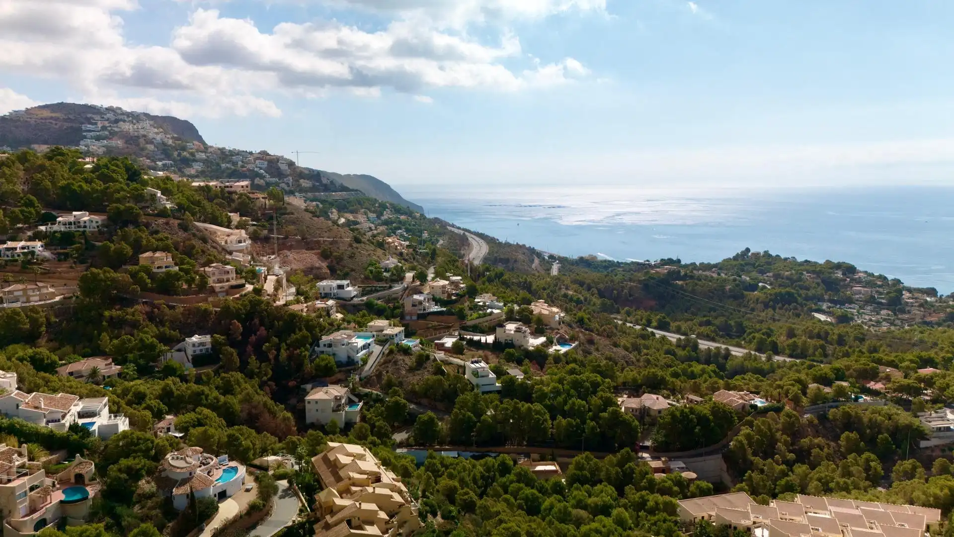 Vista exterior de Residencial en venta en Altea