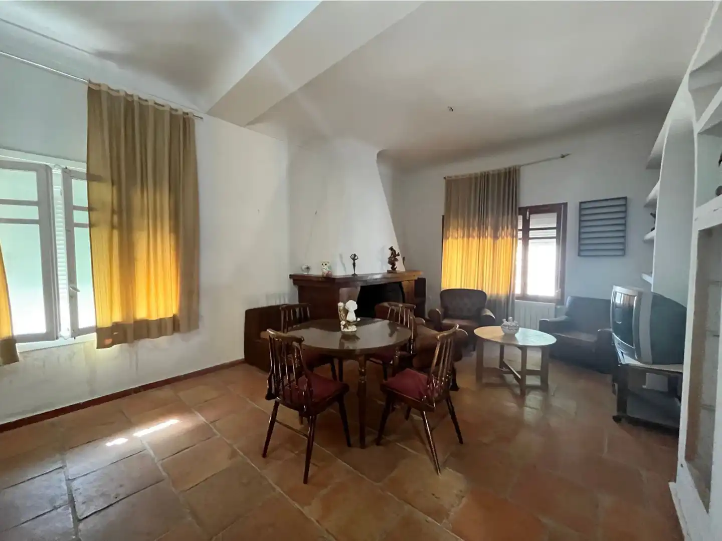 Dining room of Houses for sale in Cañada de Calatrava  with Air Conditioner, Private garden and Storage room