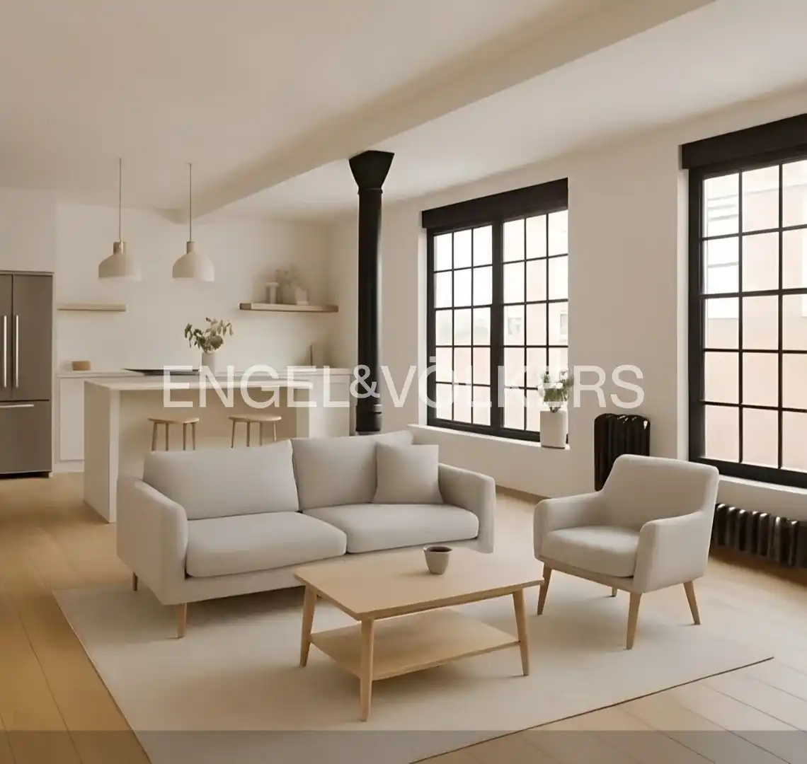 Living room of Flat for sale in Madrid  with Air Conditioner, Heating and Terrace