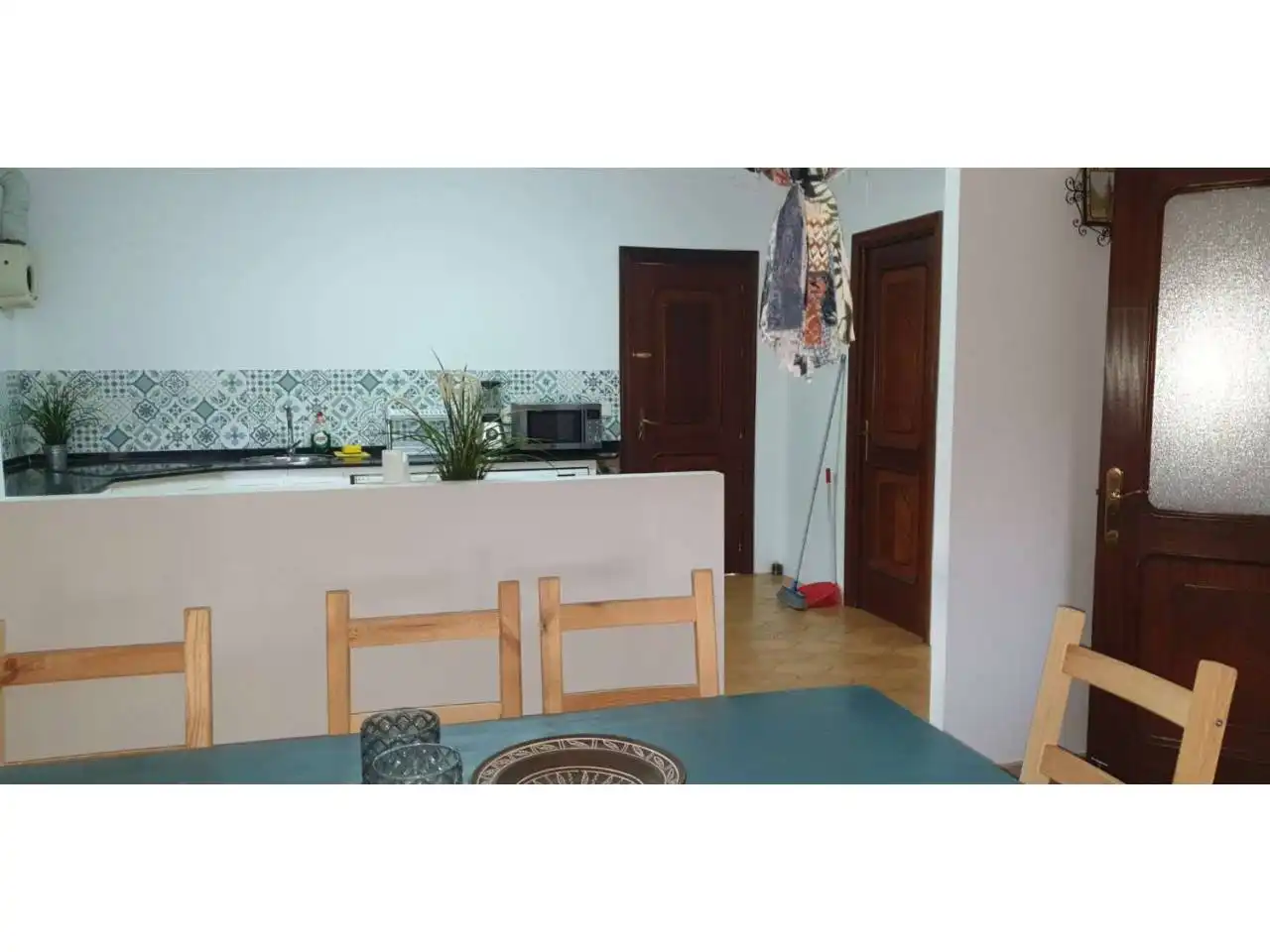 Cuina de Casa o xalet de lloguer en Chipiona amb Aire condicionat, Calefacció i Terrassa