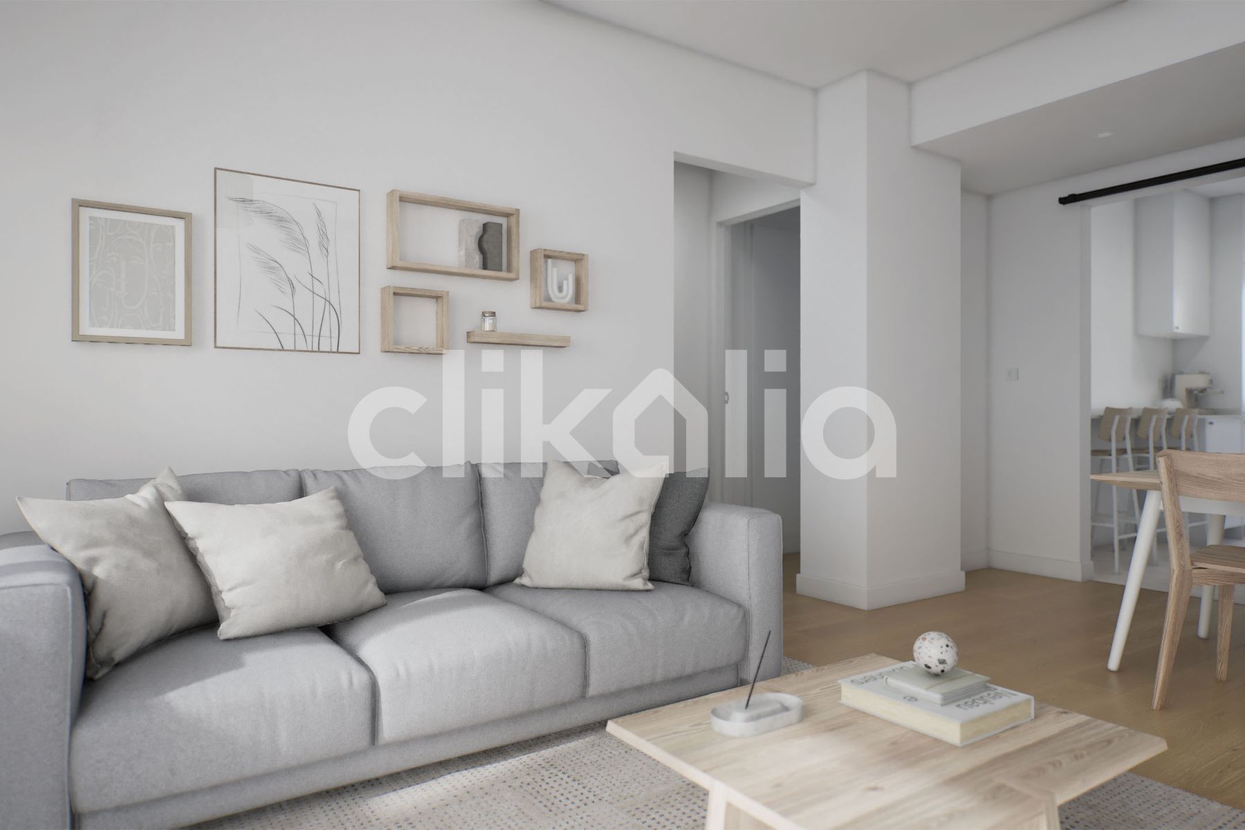 Sala d'estar de Pis en venda en  Sevilla Capital amb Aire condicionat i Terrassa