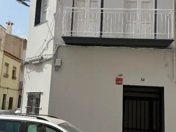 Vista exterior de Casa adosada en venda en Burriana / Borriana amb Balcó