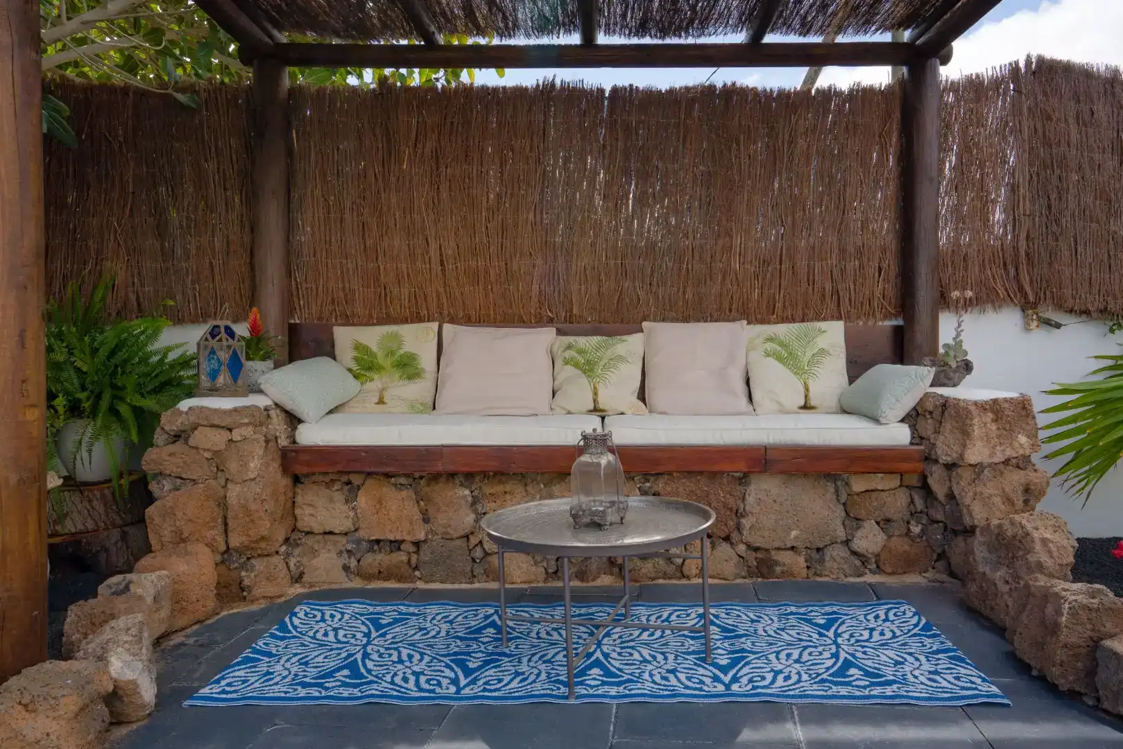 Terraza de Finca rústica en venta en Teguise con Jardín privado, Horno y Lavadora