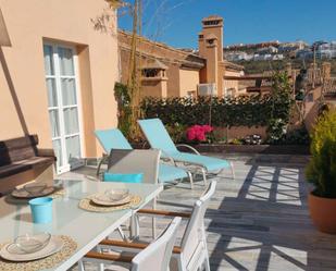 Terrassa de Apartament de lloguer en Mijas amb Aire condicionat, Terrassa i Piscina