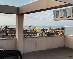 Vista exterior de Àtic de lloguer en San Javier amb Aire condicionat, Terrassa i Piscina