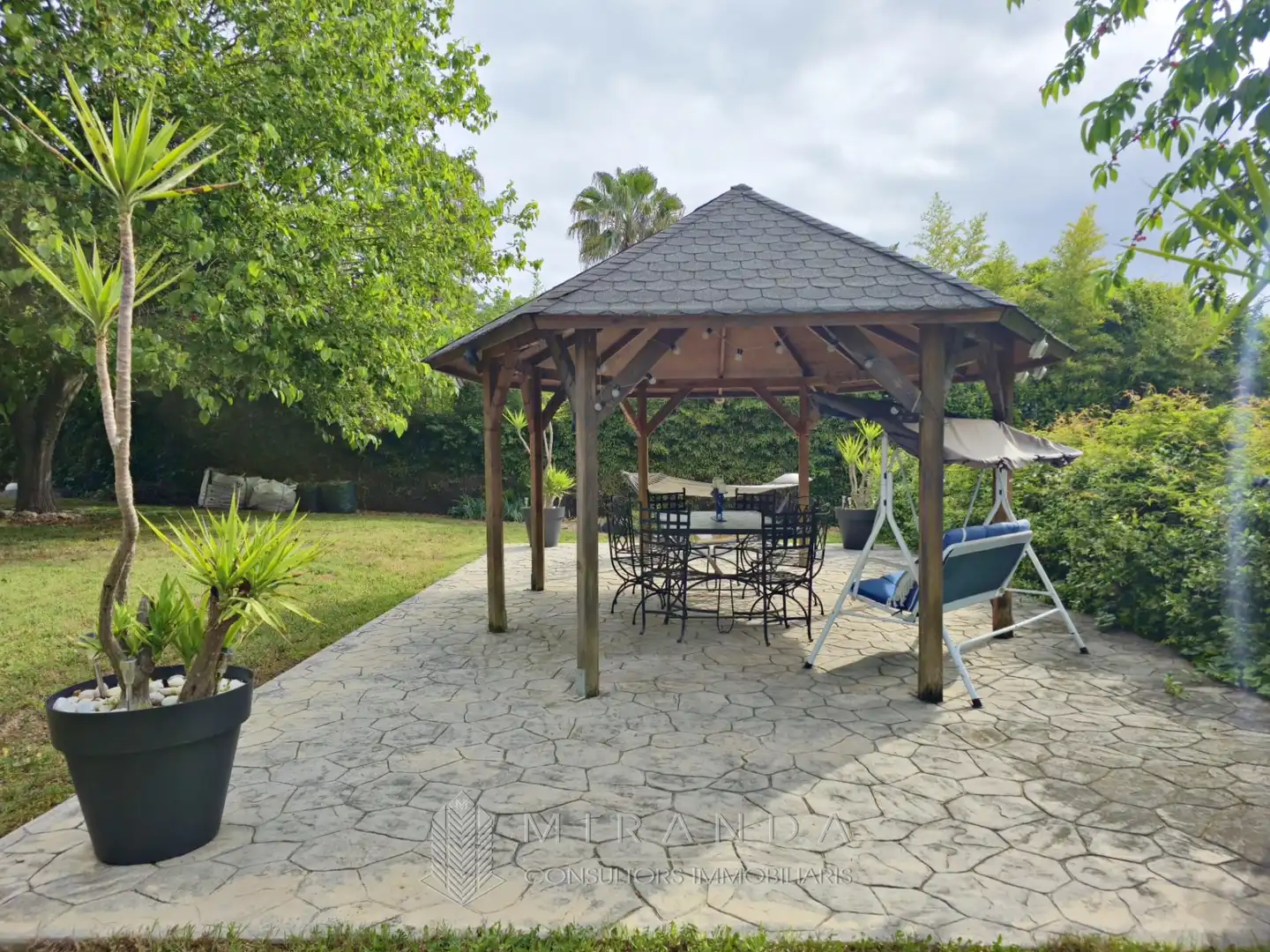 Terrassa de Casa o xalet en venda en Santa Maria de Palautordera amb Calefacció, Jardí privat i Parquet