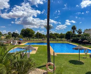 Swimming pool of Flat for sale in  Almería Capital  with Air Conditioner, Heating and Private garden
